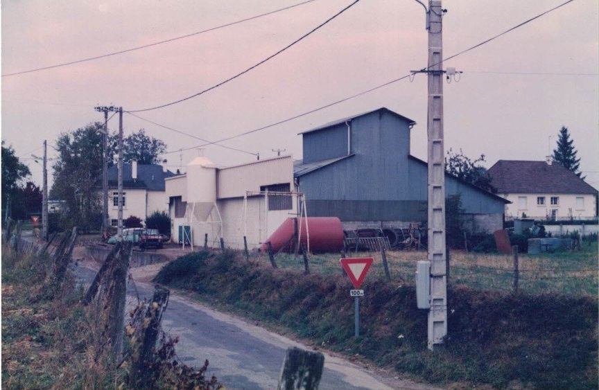 1972 construction du premier atelier de fabrication de silos acier Bergue